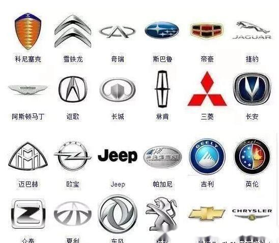 汽车标志图片