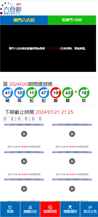 澳门六爷第286期开奖结果最新消息视频揭秘
