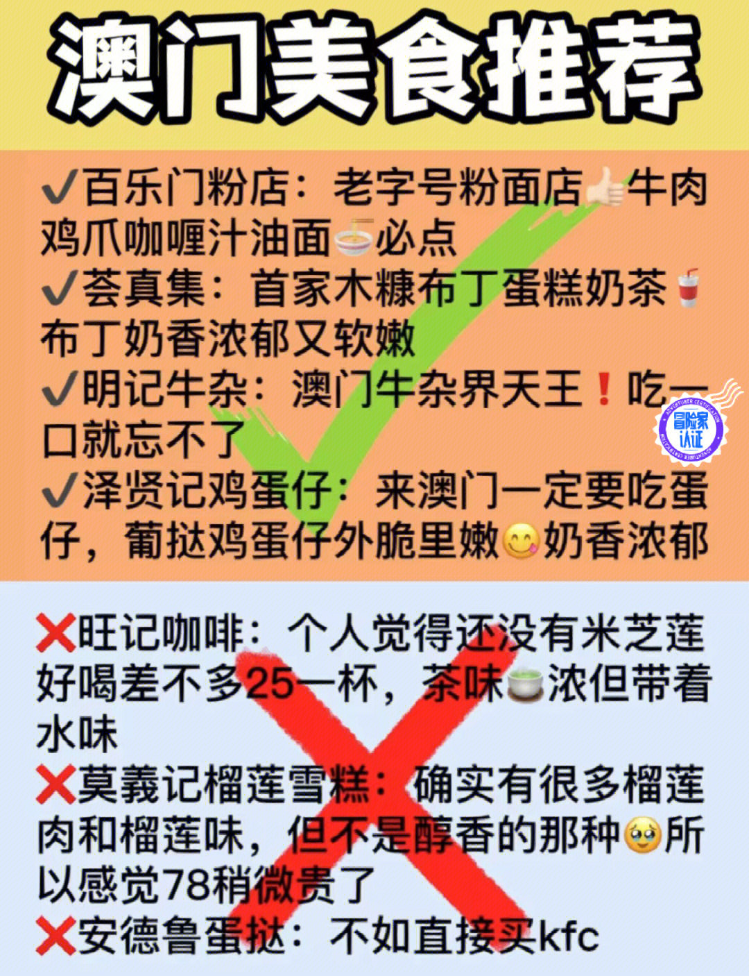 澳门六记美食推荐排行榜，味蕾的环球旅行